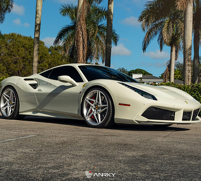 Фото дисков Anrky S1-X3 на Ferrari 488