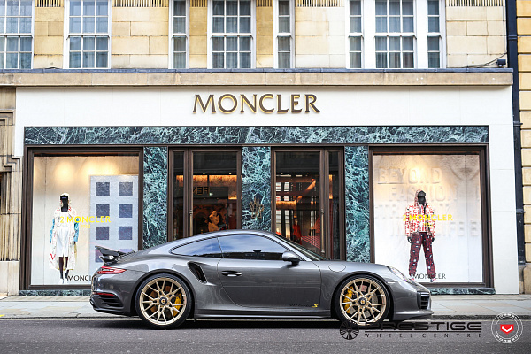Фото дисков Vossen M-X3 Глянцевая шампань на Porsche 911 VII