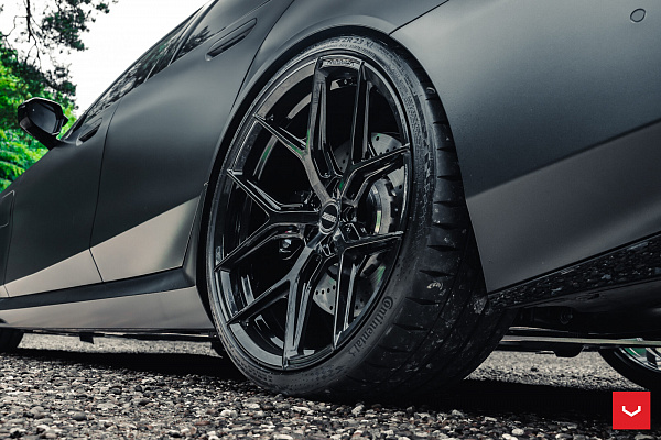 Фото дисков Vossen HF-5 Черный глянец на BMW 5/M5 (G60/G90)