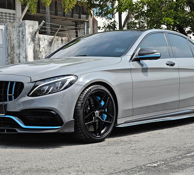 Фото дисков HRE FF11 на Mercedes-Benz C-Class (W205)