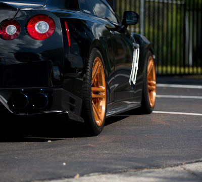Фото дисков Vossen CG-202 на Nissan GT-R
