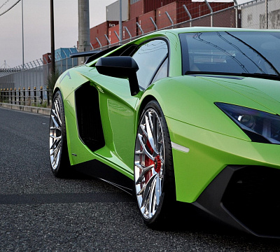 Фото дисков Anrky AN10 на Lamborghini Aventador