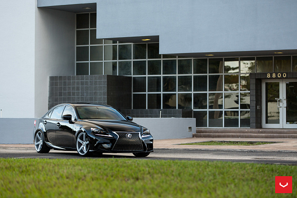 Фото дисков Vossen CV3 Серебро на Lexus IS II