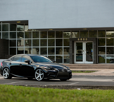 Фото дисков Vossen CV3 на Lexus IS II