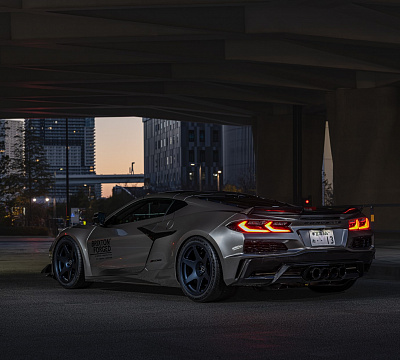 Фото дисков Brixton Forged RS01 на Chevrolet Corvette C8