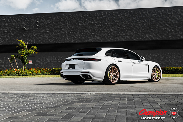 Фото дисков Vossen RS74 Глянцевая медь на Porsche Panamera II
