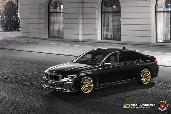 Фото дисков Vossen EVO-5R Сатиновая шампань на BMW 7 (G11/G12)