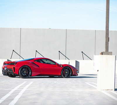 Фото дисков NOVITEC NF8 на Ferrari 488