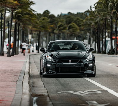 Фото дисков Vossen HF-5 на Nissan GT-R