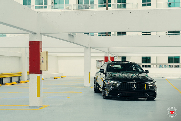 Фото дисков Vossen EVO-2 Черный глянец на Mercedes-Benz AMG GT I