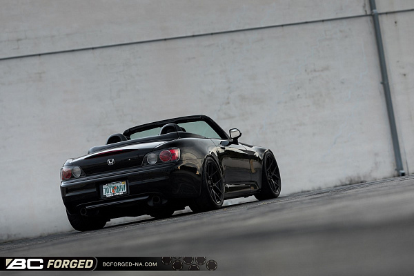 Фото дисков BC Forged HCS02 Черный сатин на Honda S2000