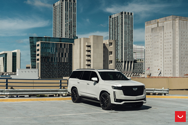 Фото дисков Vossen HF6-1 Черный сатин на Cadillac Escalade V