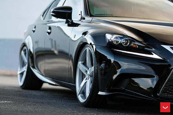 Фото дисков Vossen CV3 Серебро на Lexus IS II