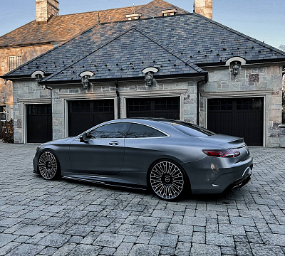 Фото дисков Brixton Forged LX01 на Mercedes-Benz S-Class (W222, C217)