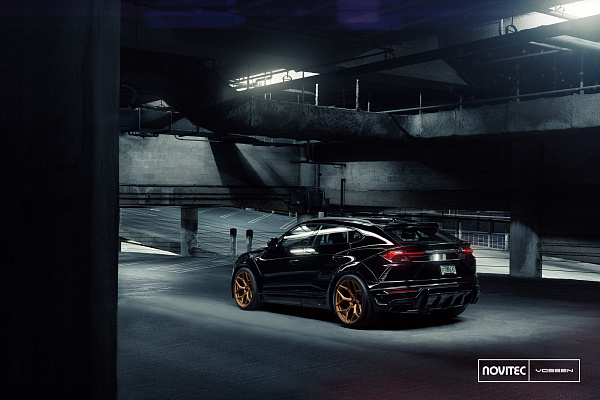 Фото дисков NOVITEC NL4 Сатиновая бронза на Lamborghini Urus