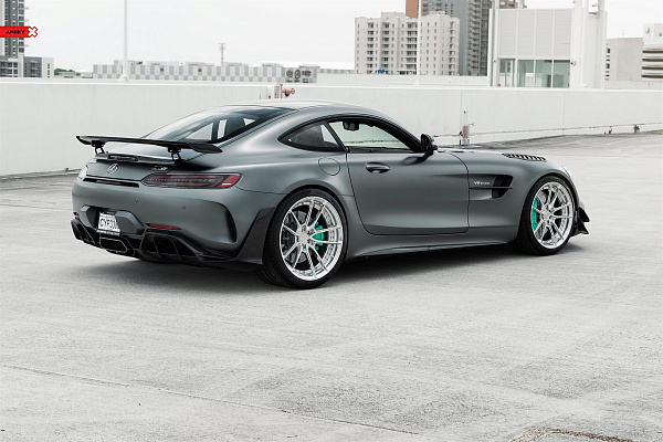 Фото дисков Anrky AN24 Полированный лак на Mercedes-Benz AMG GT I
