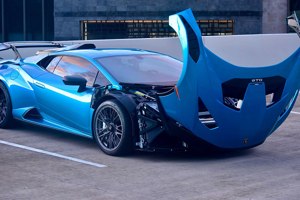 Фото дисков Brixton Forged FDE05 Сатиновый тонированный лак на Lamborghini Huracan