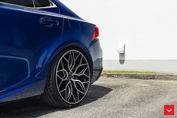 Фото дисков Vossen HF-2 Алмазная проточка на Lexus IS II
