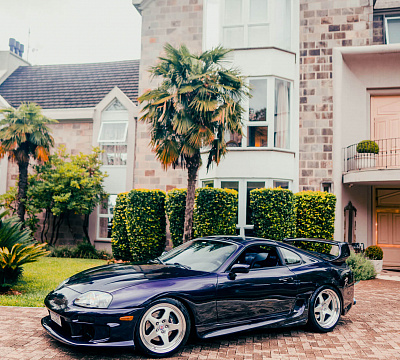 Фото дисков HRE 527 на Toyota Supra A80