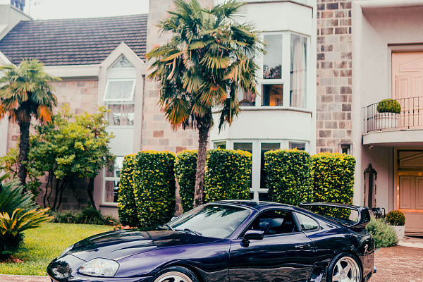Фото дисков HRE 527 Глянцевый лак на Toyota Supra A80