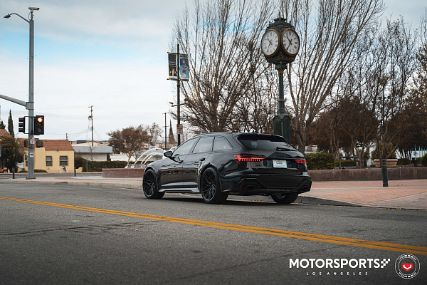 Фото дисков Vossen EVO-5 Черный сатин на Audi A/RS 6 (C8)
