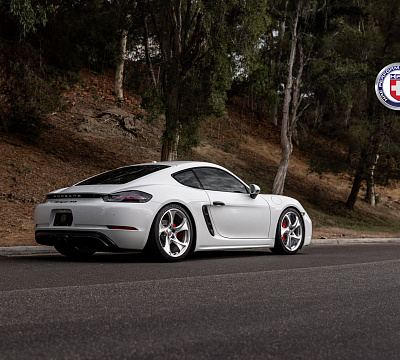 Фото дисков HRE 522M на Porsche Cayman III