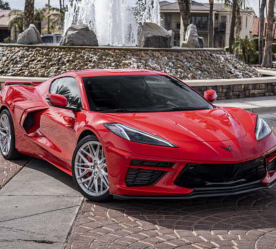 Фото дисков Vossen EVO-5 на Chevrolet Corvette C8