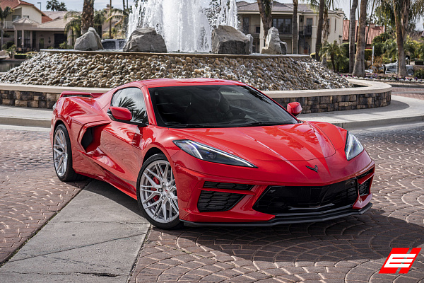 Фото дисков Vossen EVO-5 Глянцевый лак на Chevrolet Corvette C8
