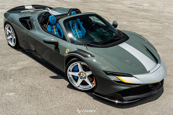 Фото дисков Anrky RS5.3 Полированный лак на Ferrari SF90