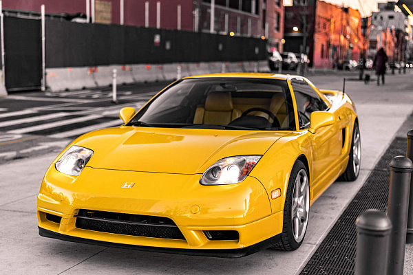 Фото дисков HRE 527M Серебро на Acura NSX I
