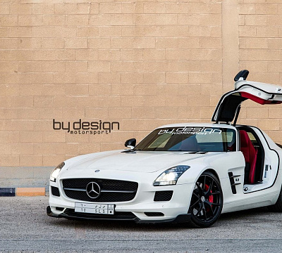 Фото дисков HRE P101 на Mercedes-Benz SLS AMG