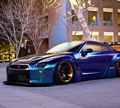 Фото дисков Savini SV72 на Nissan GT-R
