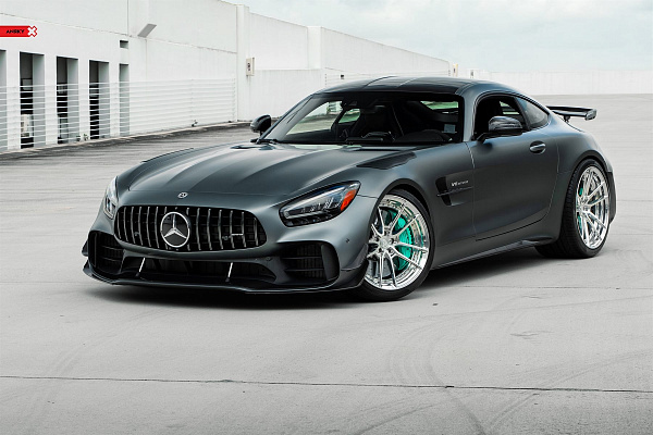 Фото дисков Anrky AN24 Полированный лак на Mercedes-Benz AMG GT I
