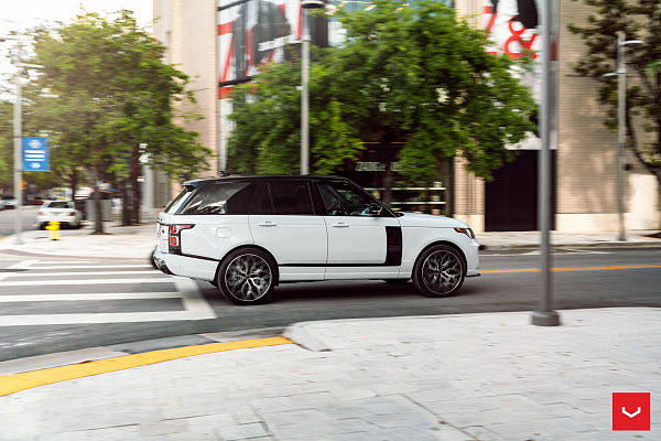 Фото дисков Vossen HF-2 Алмазная проточка на Range Rover IV