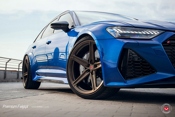 Фото дисков Vossen M-X5 Сатиновая бронза на Audi A/RS 6 (C8)