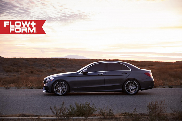 Фото дисков HRE FF04 Серебро на Mercedes-Benz C-Class (W205)