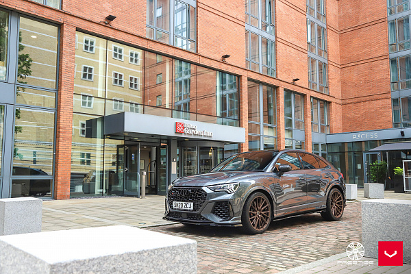Фото дисков Vossen HF-4T Сатиновая бронза на Audi Q3 (F3)