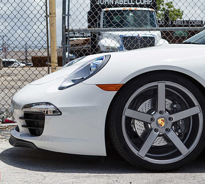 Фото дисков Vossen CV3 на Porsche 911 VII