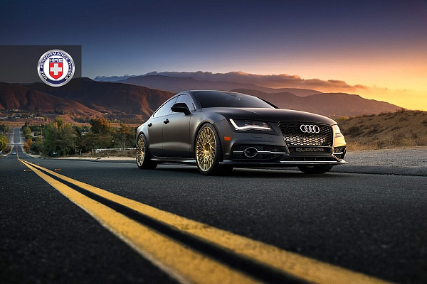 Фото дисков HRE 501M Глянцевое золото на Audi A/RS 7 (4G)