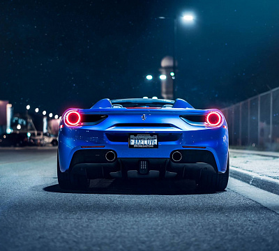 Фото дисков HRE S200 на Ferrari 488