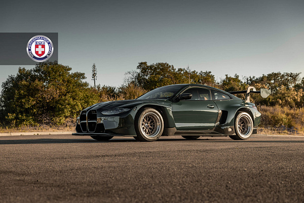 Фото дисков HRE 520 Сатиновая шампань на BMW 4/M4 (G22/G82)
