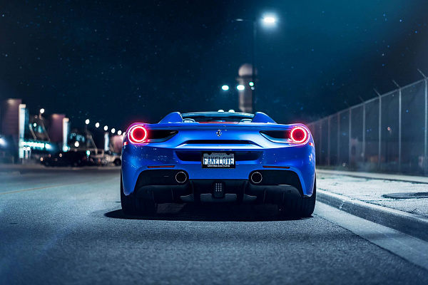 Фото дисков HRE S200 Глянцевый лак на Ferrari 488