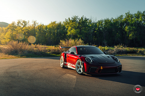 Фото дисков Vossen GEN-01 Белый глянец на Porsche 911 VII