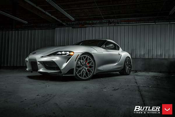Фото дисков Vossen HF-2 Глянцевый тонированный лак на Toyota Supra A90