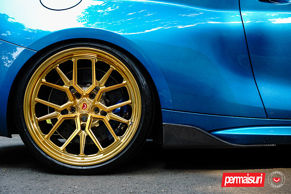 Фото дисков Vossen ML-X3 Глянцевое золото на BMW 2/M2 (F22/F87)