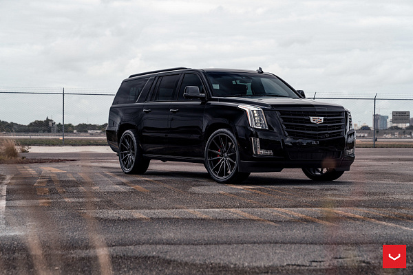 Фото дисков Vossen HF6-1 Глянцевый темный лак на Cadillac Escalade IV