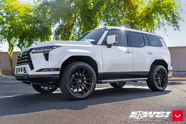 Фото дисков Vossen HF6-1 Черный глянец на Lexus GX III