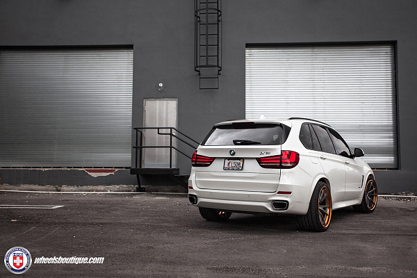 Фото дисков HRE S104 Сатиновый темный лак на BMW X5/X5 M (F15/F85)