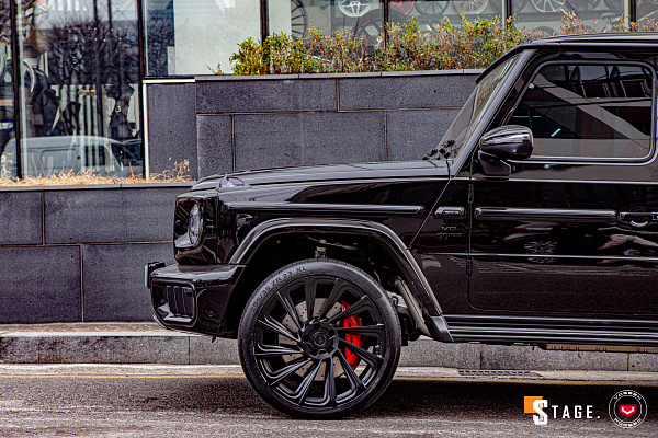 Фото дисков Vossen UV-3 Черный сатин на Mercedes-Benz G-Class III