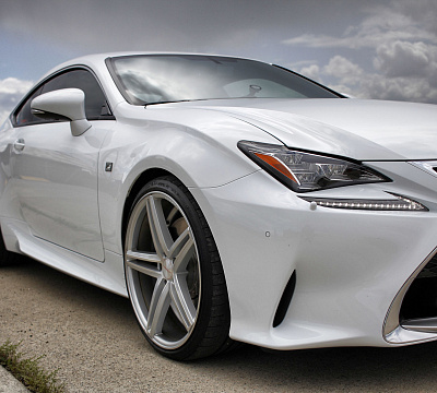 Фото дисков Vossen CV5 на Lexus RC